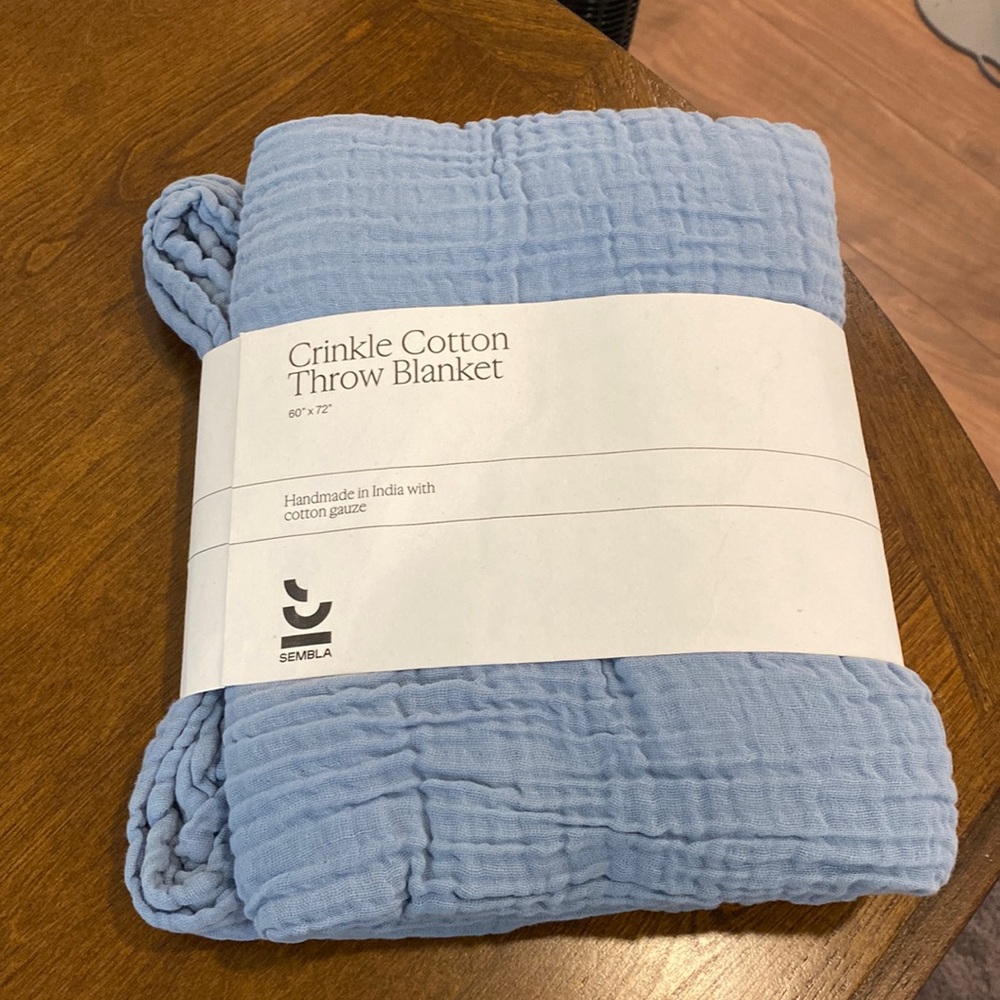 Artisan Crinkle Cotton Bed Blanket